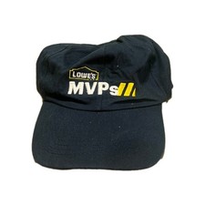 Lowes MVP Employee Hat Mens Strapback Cap One Size Navy Blue Uniform