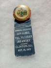 CLINTON ILLINOIS 39th INFANTRY GAR CIVIL WAR GRAND ARMY REPUBLIC REUNION RIBBON