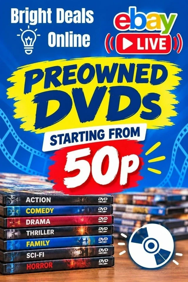 DVDs  - Starting From 50p Movies & TV Shows