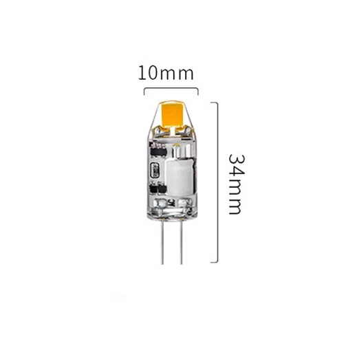 10 × G4 LED Birne COB 3W AC/DC12V Warmweiß Glühlampe warmweiss mini 10mm Lampe - Bild 3 von 7
