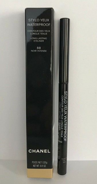 Chanel Stylo Yeux Waterproof Long Lasting Eyeliner 88 Noir Intense New In Box