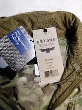 Beyond Clothing A4 Windshirt 1/2 Zip  W/Durastretch - Multicam Size XS A4-0118