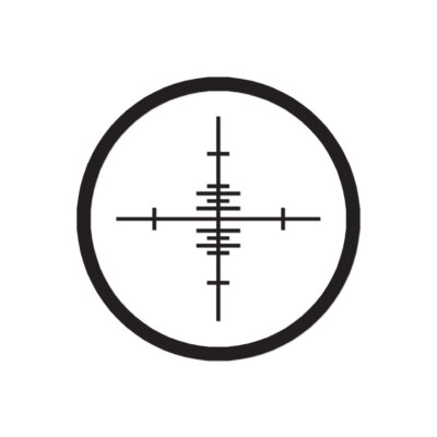 Crosshairs Target - Vinyl Decal Sticker - Multiple Color & Sizes - ebn182
