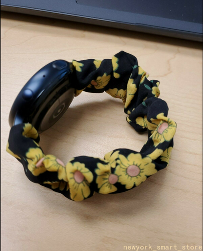 Scrunchie Loop Band Strap For Samsung Galaxy Watch 4 5 6 42mm / Active 2 40 44mm - Picture 12 of 13