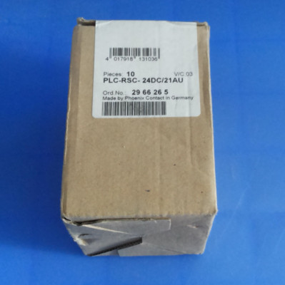 10pcs/1Box New Phoenix Contact PLC-RSC-24DC/21AU 2966265Brand Free Shipping