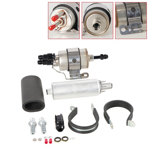 LS Fuel Filter & Regulator EFI Fuel Pump Kit 6AN Engine Swap 60 PSI Max Pressure - Picture 1 of 12