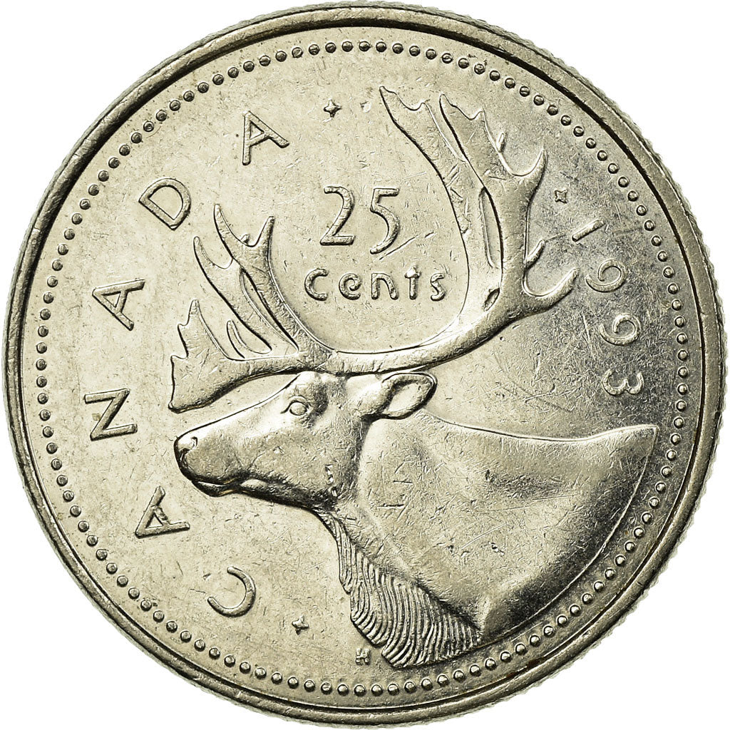 Canadian Coin Canada 25 Cents | Queen Elizabeth II