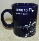 Aviation Floatplane Mug "Time to Fly" Deep Blue w/White graphics EC Air — photo 2