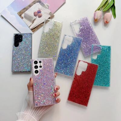 Glitter Case For Samsung Galaxy S23 S22 S21 S20 Ultra Plus FE