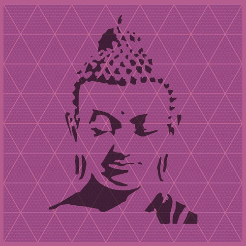 Buddha Stencil – Zen, Meditation, Spiritual, Enlightenment, Yoga, Peaceful Decor - Picture 2 of 5