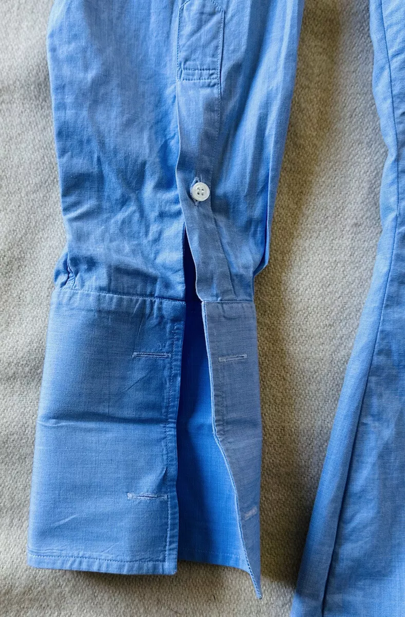 Light blue french hotsell cuff dress shirt