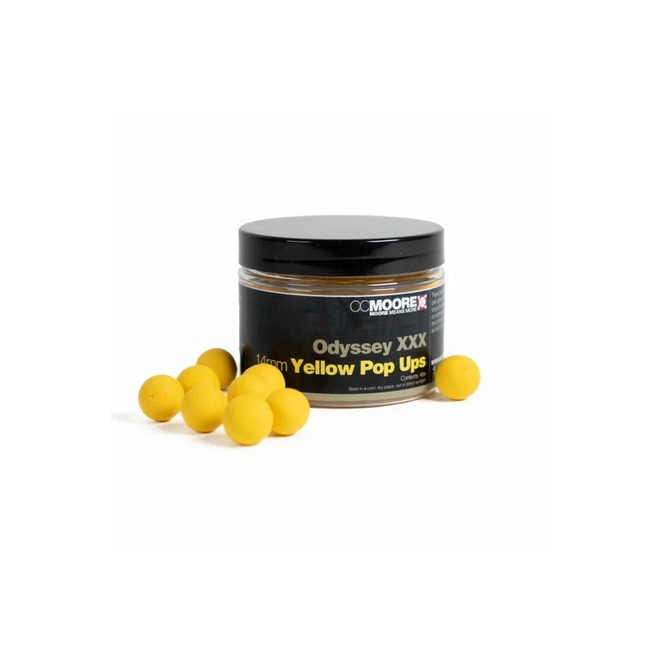 CCMoore Odyssey XXX 14mm Yellow Pop Ups Boilies Angelfutter Futter Karpfenangeln - Bild 2 von 2