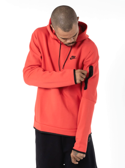 Nike Sportswear NSW Tech Fleece Pullover Hoodie Lobster DD5174-605 Men's Sz Med for sale online 