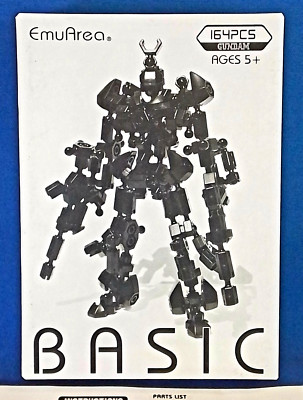 EXDPA Free Style Art & Hobby Construction Kit - GUNDAM - 164 Teile komplett Alter 5+