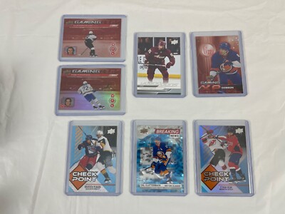 2024-25 Series 1 Hockey UD McNabb Speckle Check Point Keller Crotty Trading Card
