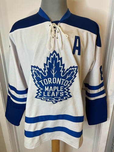 NHL Reebok/CCM Toronto Maple Leafs Mike Komisarek #8 Ass.Capt. Jersey Mens 52 - Picture 2 of 3