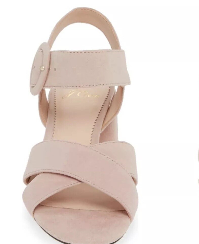 J.crew Penny Sandal In Suede, Suede, Suede, Size 12, Subtle pink 94ad30 J.crew Penny Sandal In Suede, Suede, Suede, Size 12, Subtle pink 94ad30