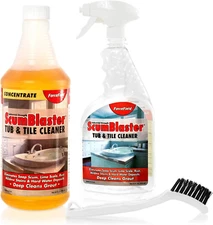 Scumblaster: Soap Scum Remover, Tile and Grout Cleaner, Hard Water Stains and Ru