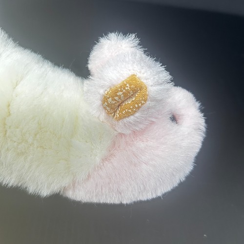 Gund Blanco Peluche Dos Zapatos Oso Felpa Rosa Conejito Zapatilla Pies Vestido Relleno 1985 - Imagen 15 de 20