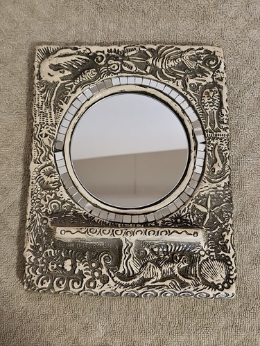John D. Richards Animal Theme Plaster Wall Art Mirror