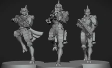Greater Good Female Breachers Tall by Minigames Miniatures. 28-32mm scale print