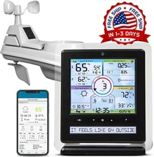 Estacion Meteorologica Profesional Monitorea Condicion Climatica Desde Casa NEW