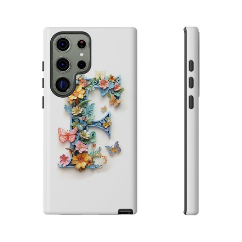 Floral Letter F Phone Case for iPhone, Samsung & Google Pixel - Picture 212 of 227