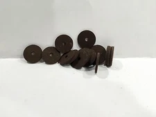 Cork Rings Burnt Burl Inlay rings 1/8" Thick,  16 rings