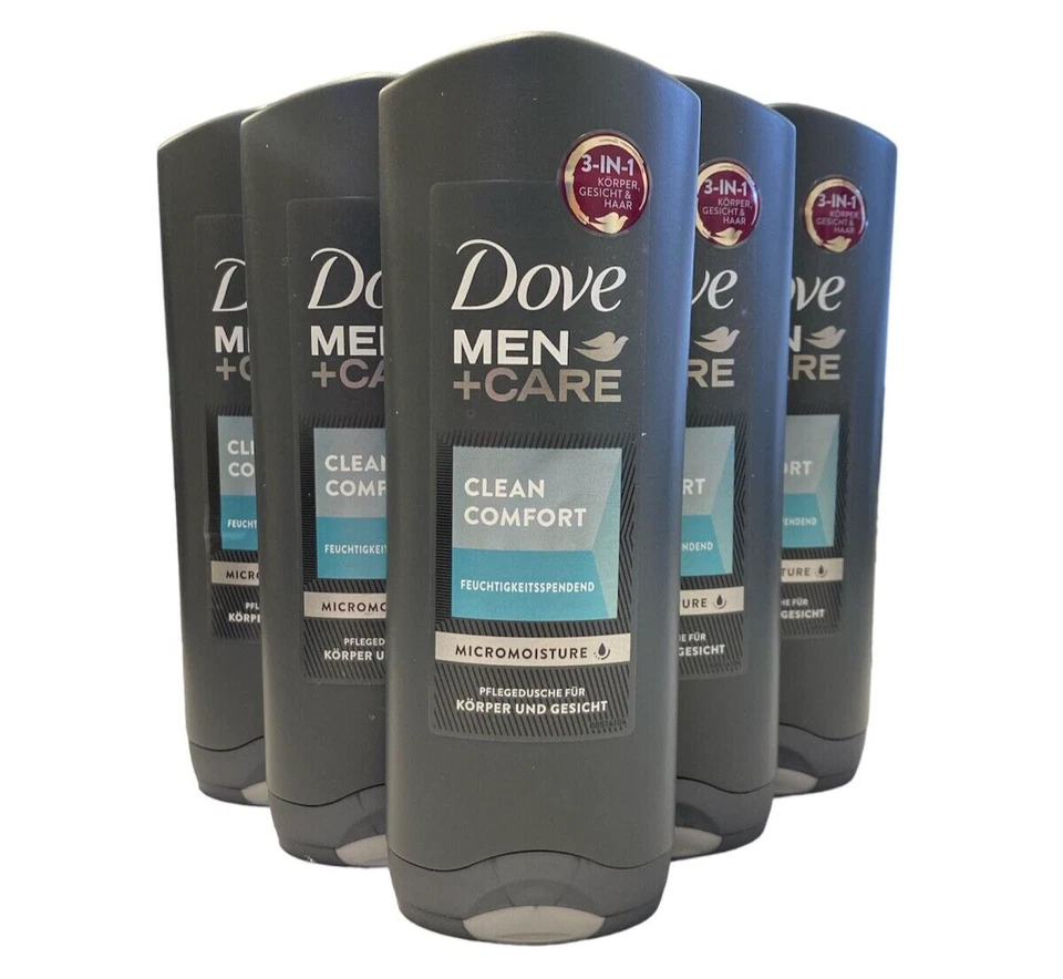 6x Dove Men+Care 3-in-1 Pflegedusche Clean Comfort (6x250ml)