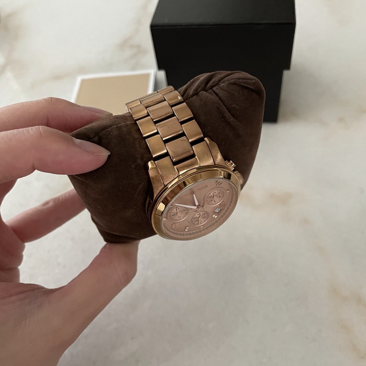 MICHAEL KORS Limited Edition MK5368 Rose Gold CZ Crystals