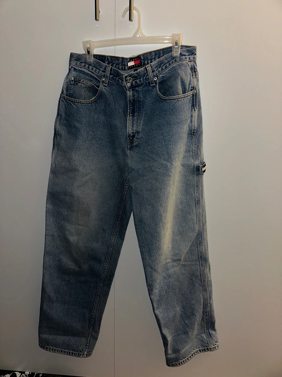 Mens Tommy Hilfiger Vintage Relaxed Fit Carpenter Jeans