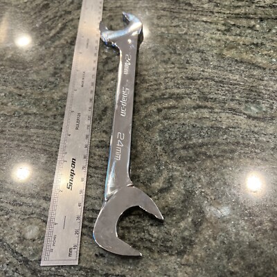 Snap-on svsm24a 24mm flank drive plus four way angle head open end wrench