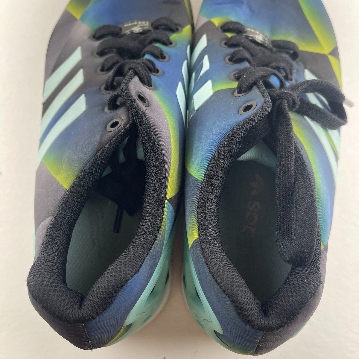 Adidas ZX Flux B34516 Men's US 9.5 Running Shoes Blue Lace