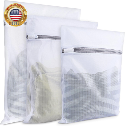 Mesh Laundry Bags for Delicates, 3 PCS Laundry Bags Mesh Wash Bags in 3 Sizes(1
