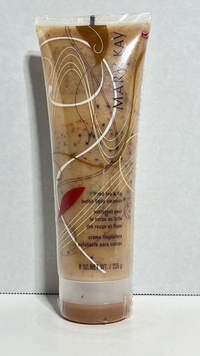 🔥Mary Kay Red Tea & Fig Loofa Body Cleanser 8 oz & Shower Gel 6.5 oz ~ Sealed - Picture 2 of 4