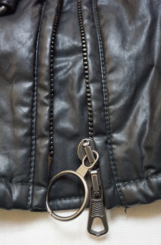 Belstaff Womens Biker Jacket Racer Slim Belted Lined Waxed Cotton Blend Black 42 - Picture 15 of 20