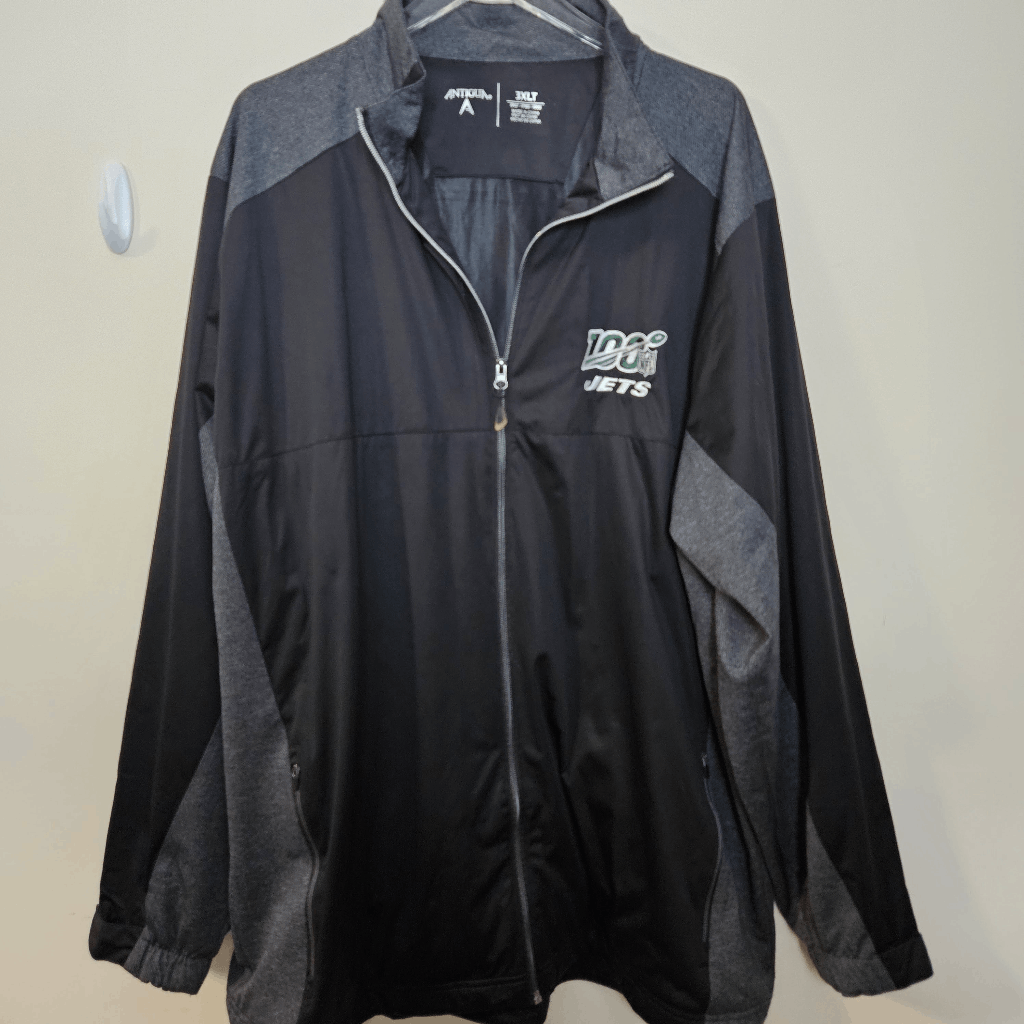 NFL New York Jets 100 Victory Full Zip Jacket Antigua NFL New York Jets 100 Victory Full Zip Jacket Antigua