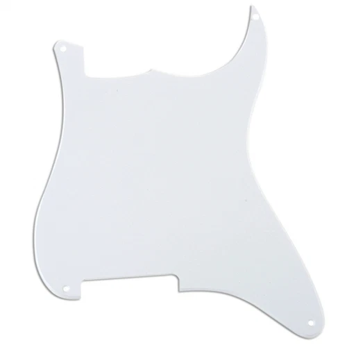 Musiclily 1Ply White 4 Hole Pickguard Blank Material For Strat ST Guitar Custom