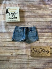 AEROPOSTALE Sz 0 Blue Jean Cuffed Shorts