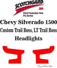 3M Scotchgard Paint Protection Pro Series 2022 2023 2024 Chevy Silverado 1500