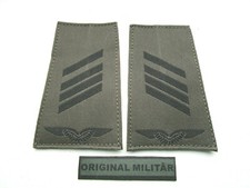 KLETT Dienstgradabzeichen Luftwaffe Stabsgefreiter schwarz  Aufschiebeschlaufen 