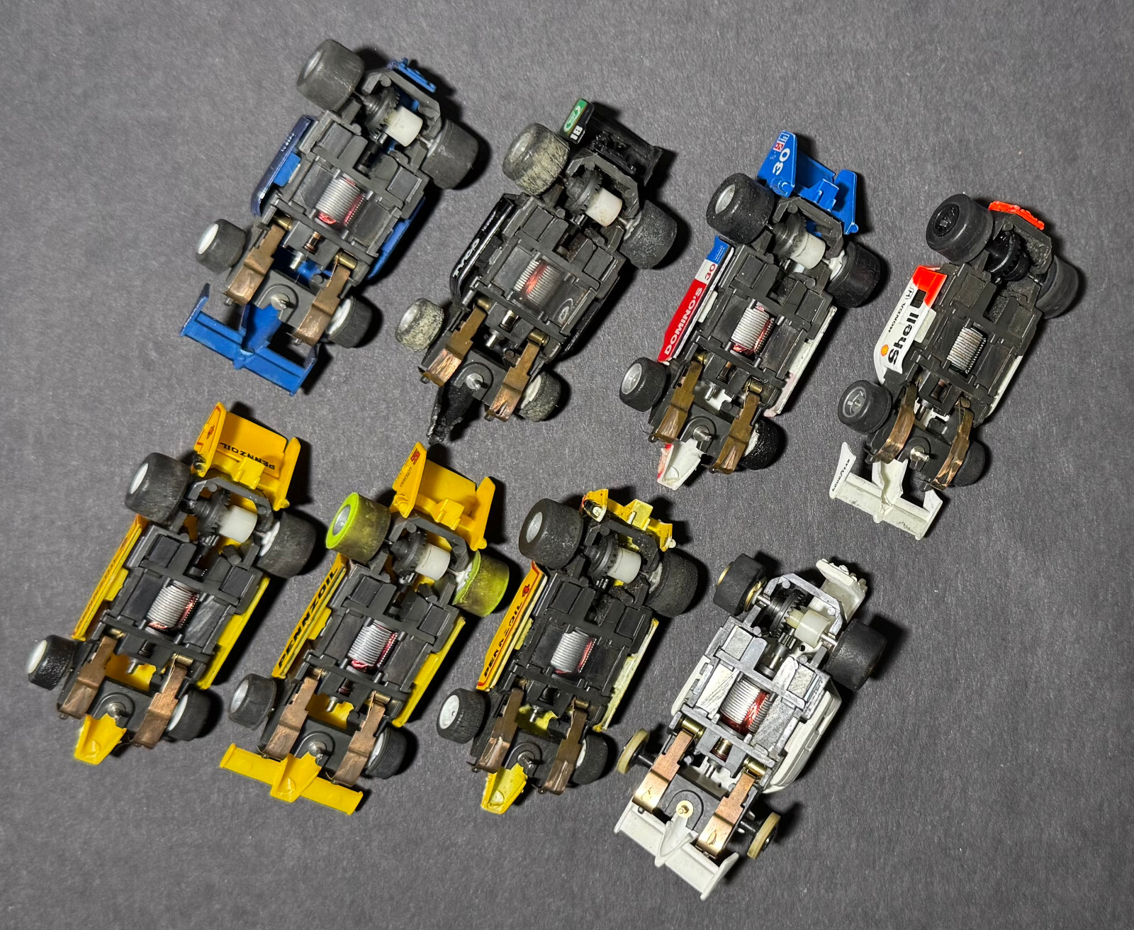 Snot Car Collection 23+pc 1980s 1990s Vintage TYCO 440-X2 440 Magnum HO Slot Car Collection ...