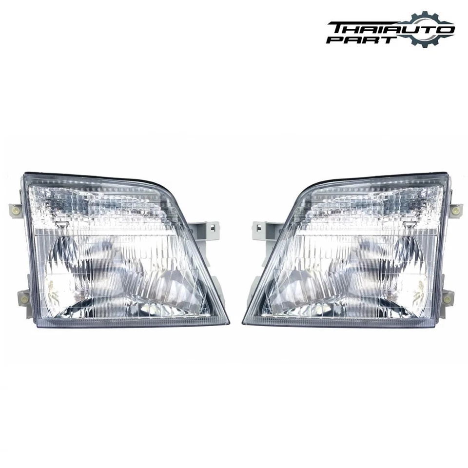 Par de Lâmpada de Farol Frontal LR Sem Lâmpada Para Nissan Urvan Caravan E25 2002-2011 - Imagem 2 de 4