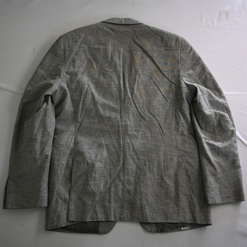 Perry Ellis 42R Gray Linen Cotton Mens Blazer Sport Coat Jacket - Picture 12 of 12