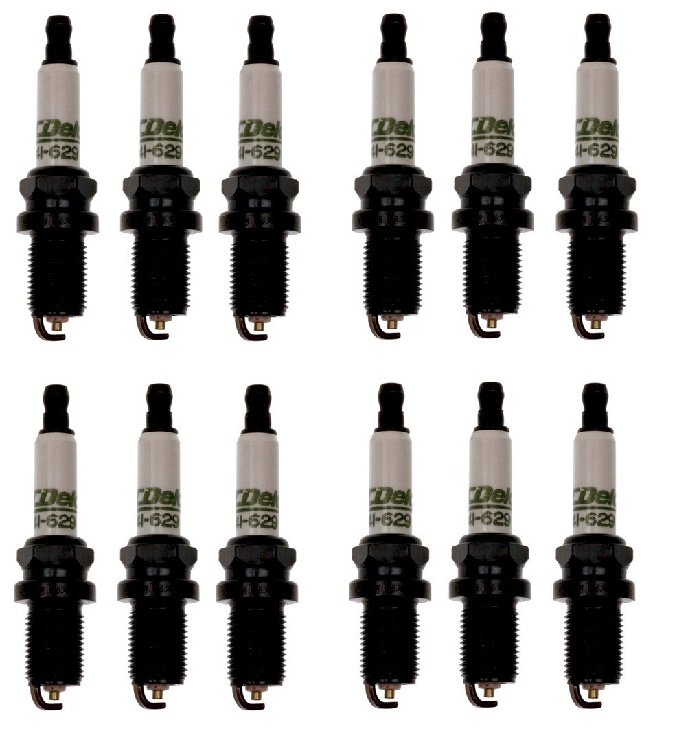 Set Of 12 Spark Plugs AcDelco For Chrysler Crossfire Mercedes E320 C240 W203 V6