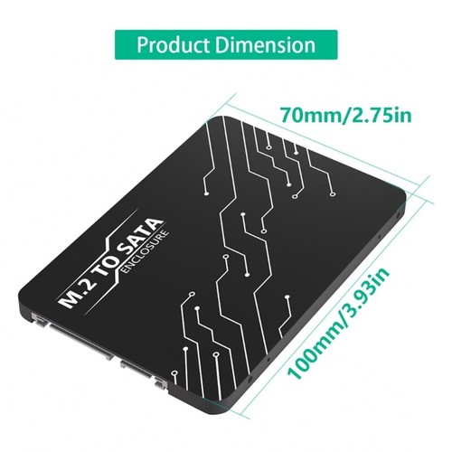 M.2 Key B to 2.5in SATA3.0 Adapters for SSDs to SATA3.0 Converters Adapters - Afbeelding 8 van 8