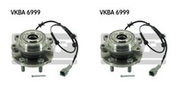 SKF 2X Radnabe Radlagersatz Vorderachse FüR Nissan NP300 Navara D40 R51