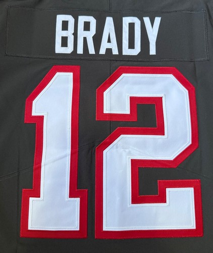 Camiseta deportiva auténtica de Tom Brady Tampa Bay Buccaneers talla 40/M - Imagen 10 de 11