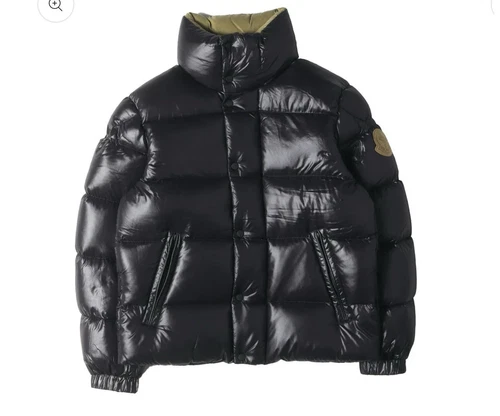 Moncler taglia 7 DERVO GIUBBOTTO piumino giubbino nero Giappone spesso