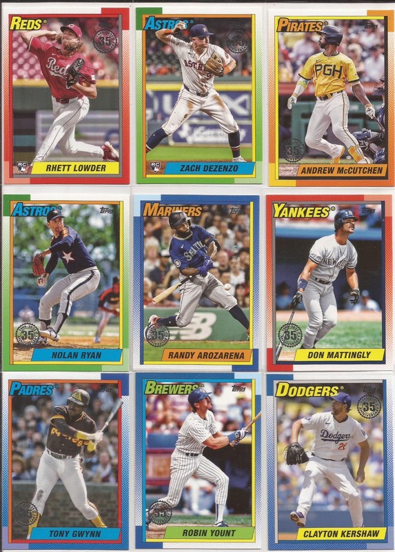 LOT 14 - 2025 TOPPS 35Th Anniversary - Stars, HOFers & RCs